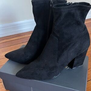 Black Suede Ankle Boots